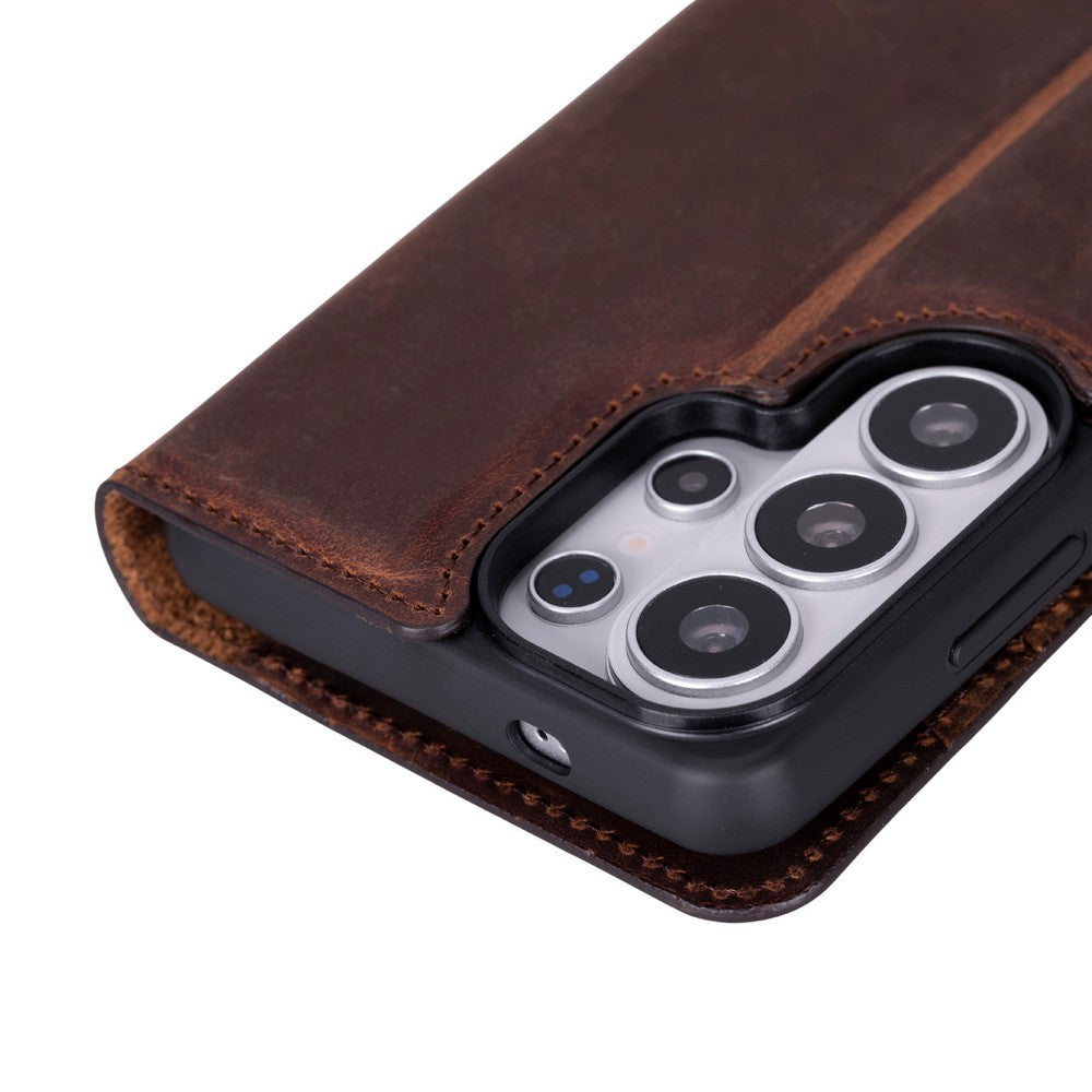 Magic Samsung Galaxy S26 Ultra Leather Detachable Wallet Case