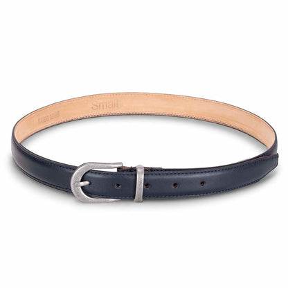 Bloom in Still Women Genuine Leather Belt - Navy Plain