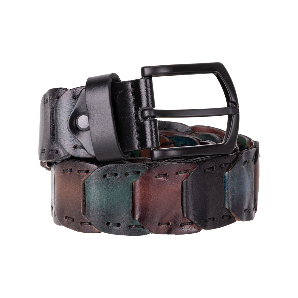 Eclipso Braided Leather Men's Belt