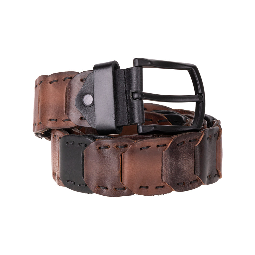 Eclipso Braided Leather Men's Belt