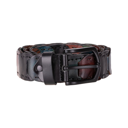 Eclipso Braided Leather Men's Belt