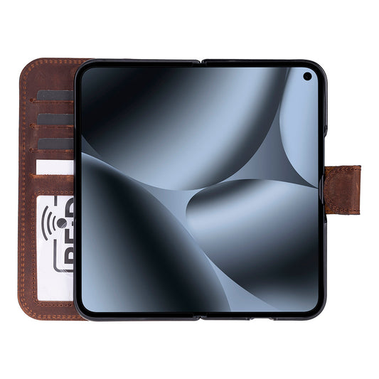 Wallet ID Google Pixel 10 Pro Fold Leather Folio Case