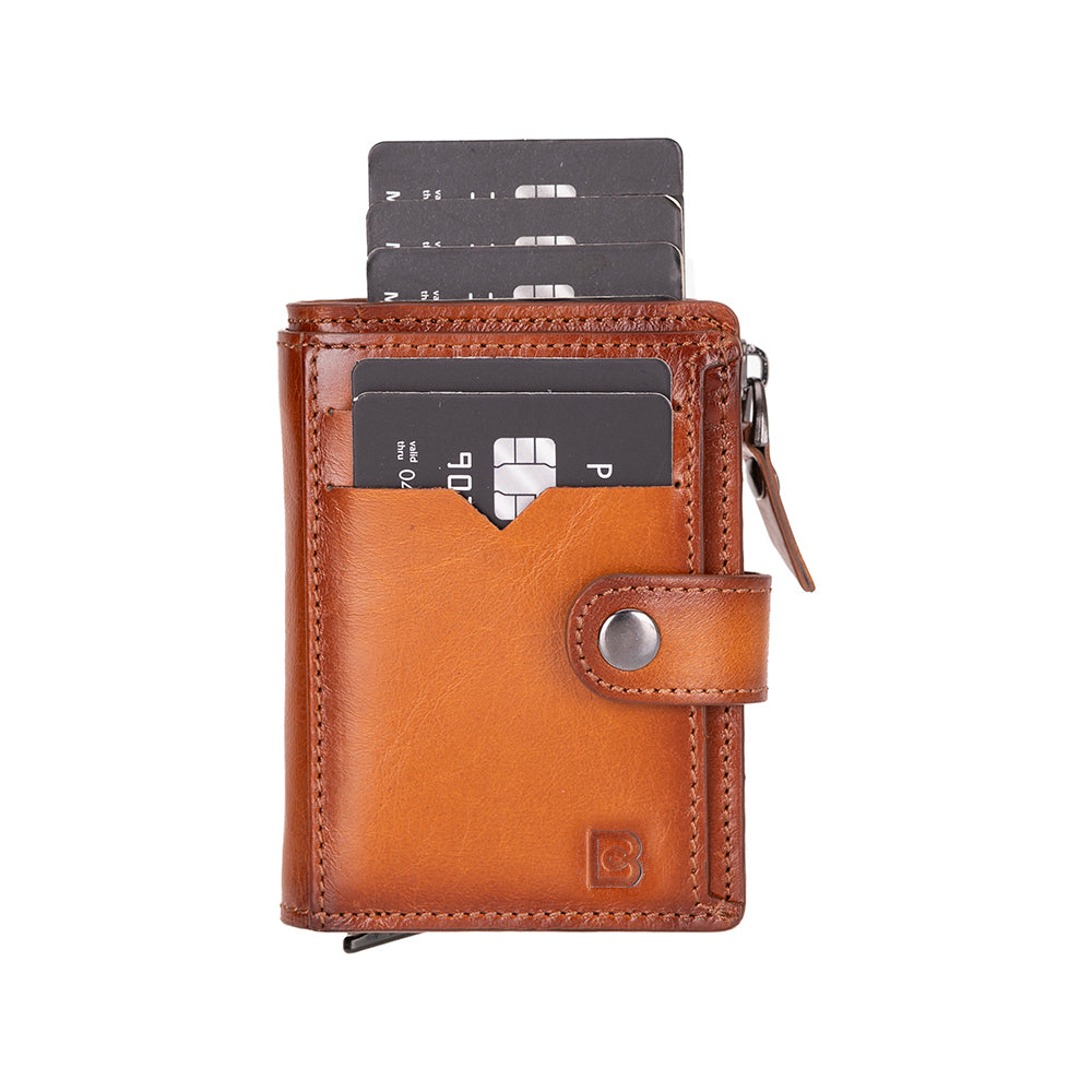 Lumora Leather Pop-up Card Holder