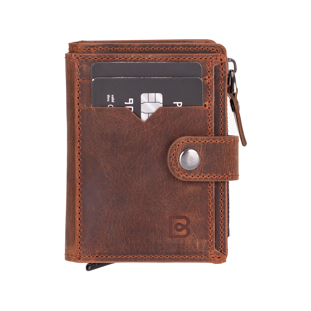 Lumora Leather Pop-up Card Holder