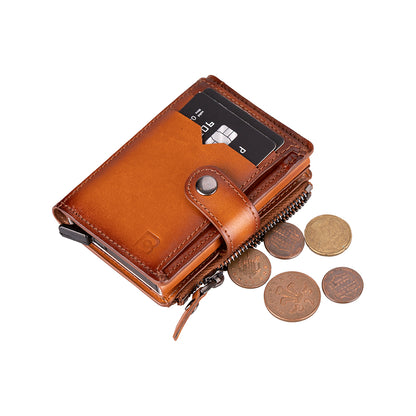 Lumora Leather Pop-up Card Holder