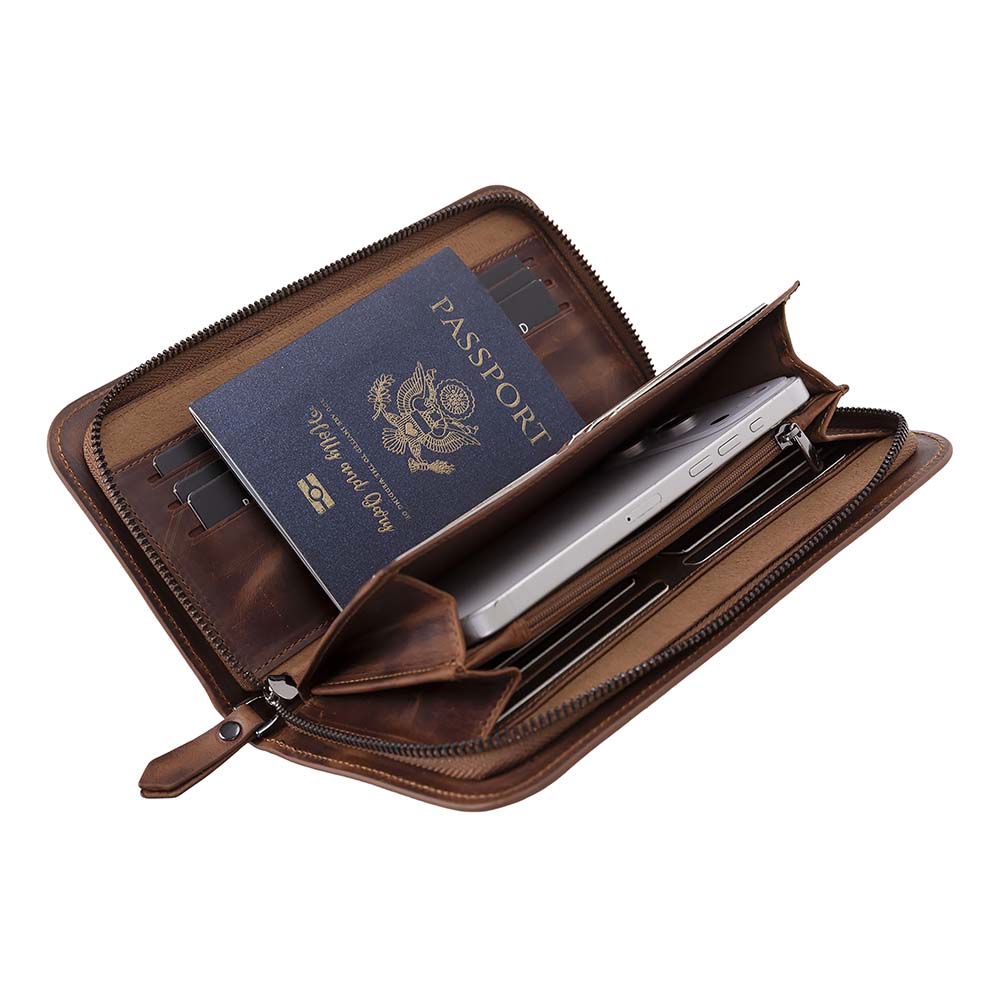 Novarco Leather Clutch Handbag