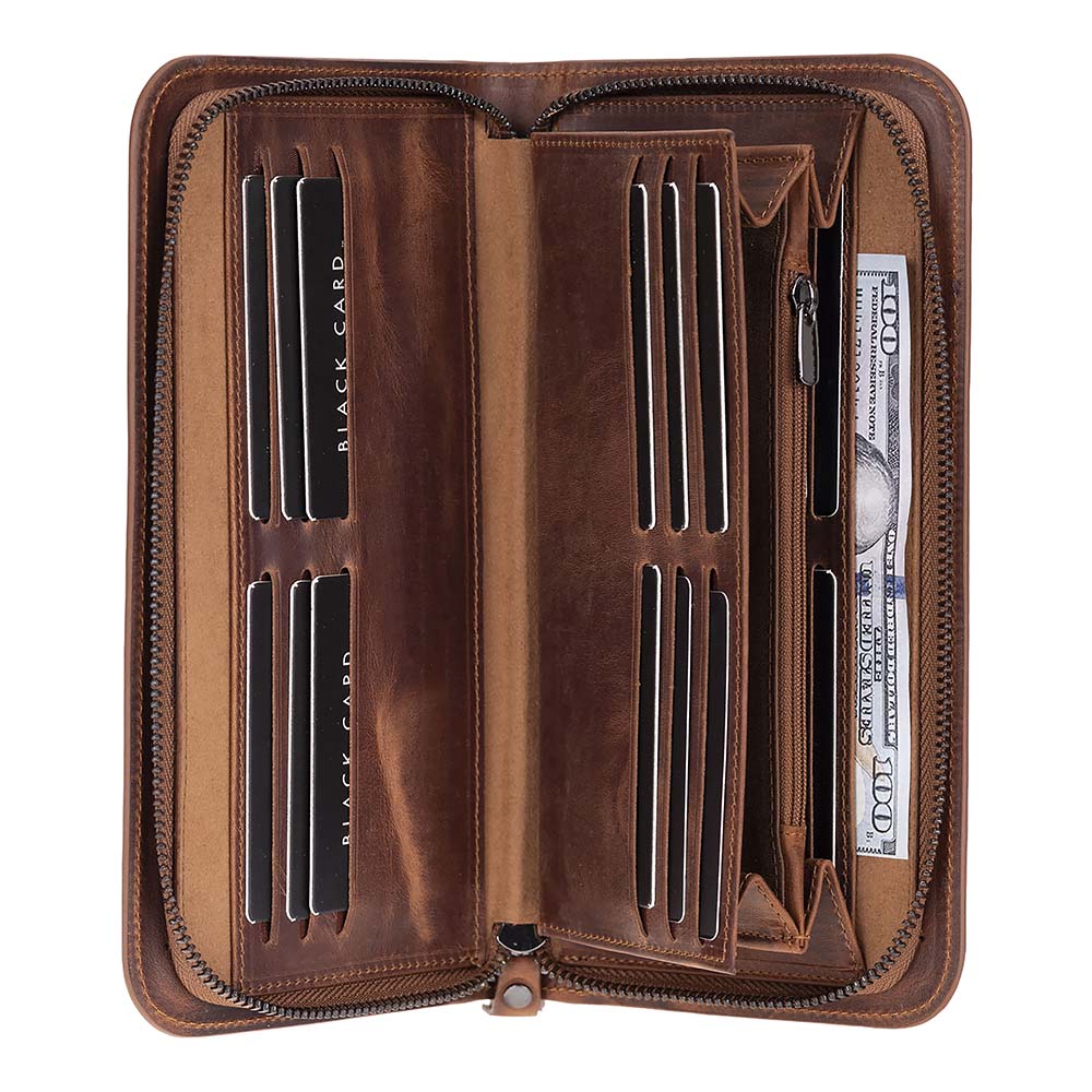 Novarco Leather Clutch Handbag