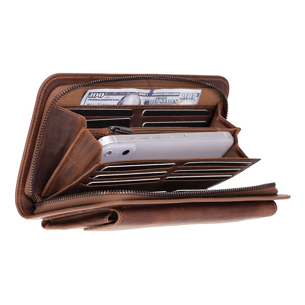 Novarco Leather Clutch Handbag