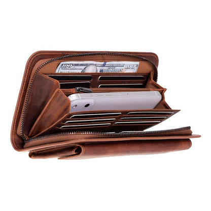 Novarco Leather Clutch Handbag