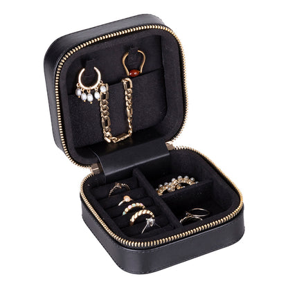 Amanda Leather Jewelry Box, Medium