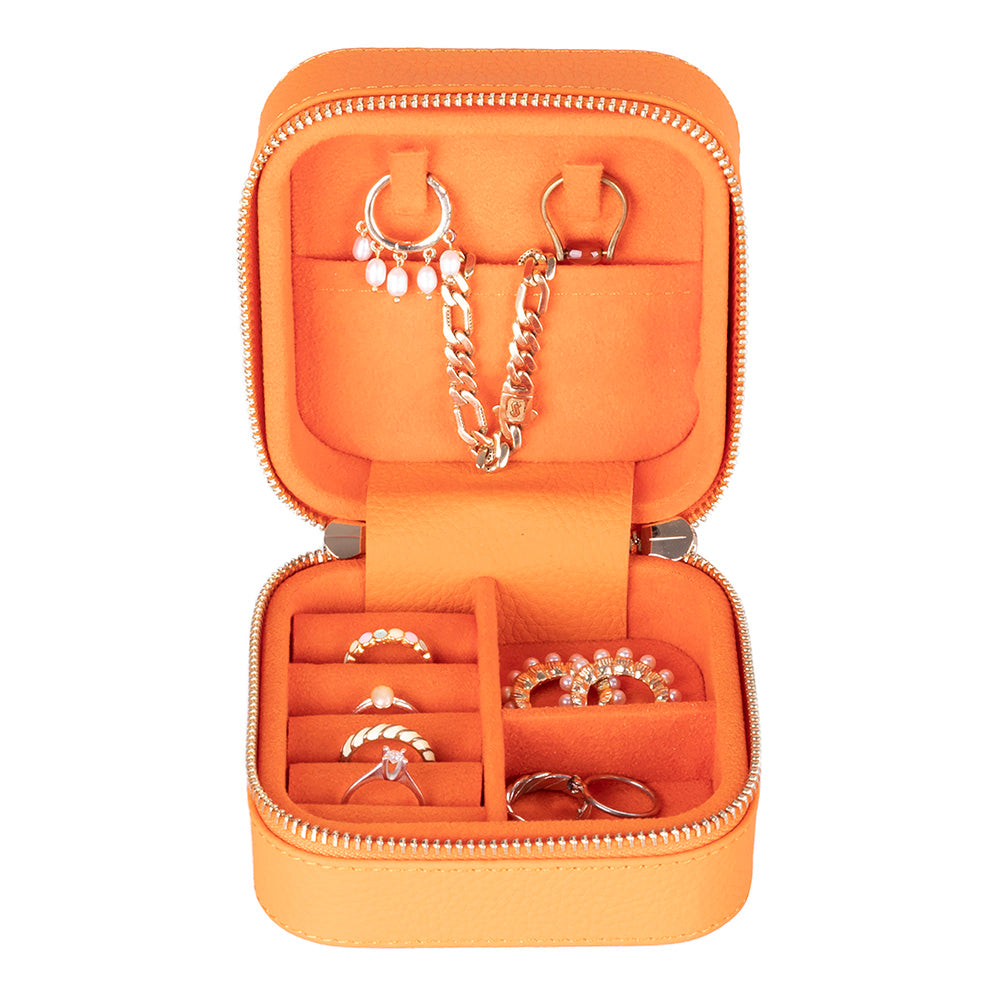 Amanda Leather Jewelry Box, Medium