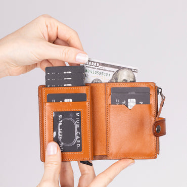 Rodos Pop-up Leather Card Holder