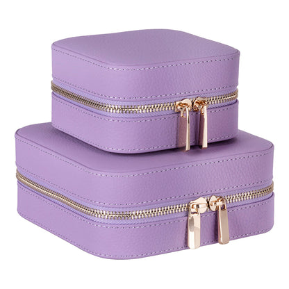 Amanda Leather Jewelry Box, Medium