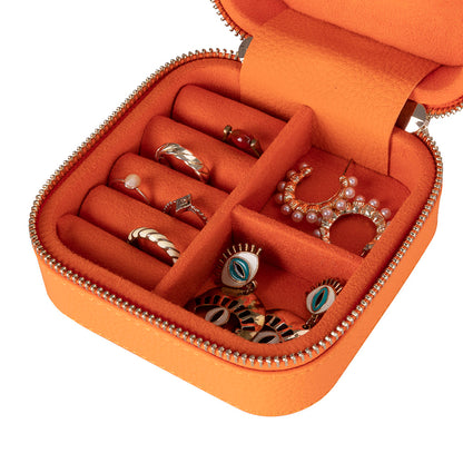 Amanda Leather Jewelry Box, Medium