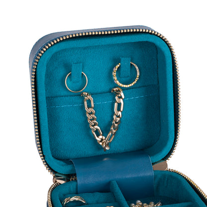 Amanda Leather Jewelry Box, Medium