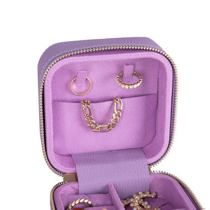 Amanda Leather Jewelry Box, Medium