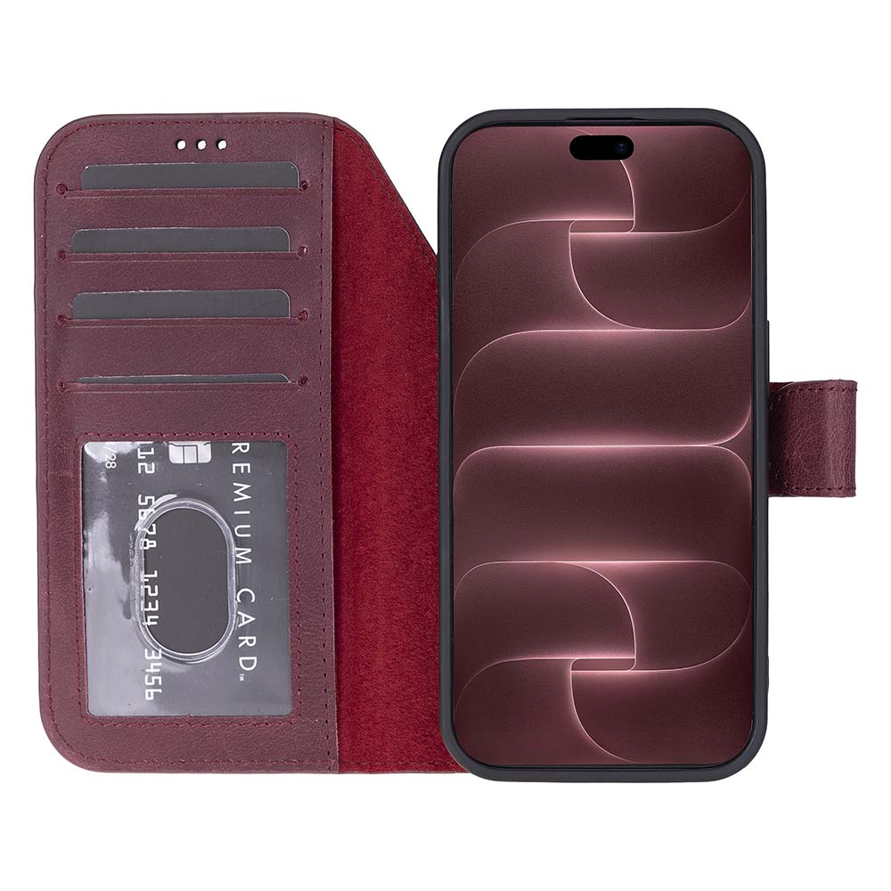Magic iPhone 18 Pro Max Leather Detachable Wallet Case