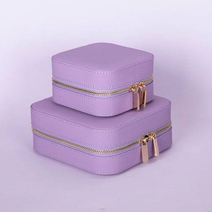 Amanda Leather Jewelry Box, Medium