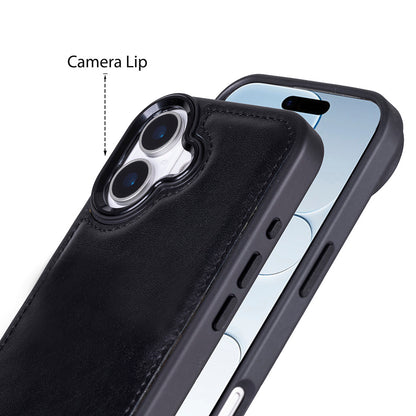 Magic iPhone 17 Detachable Leather Wallet Case