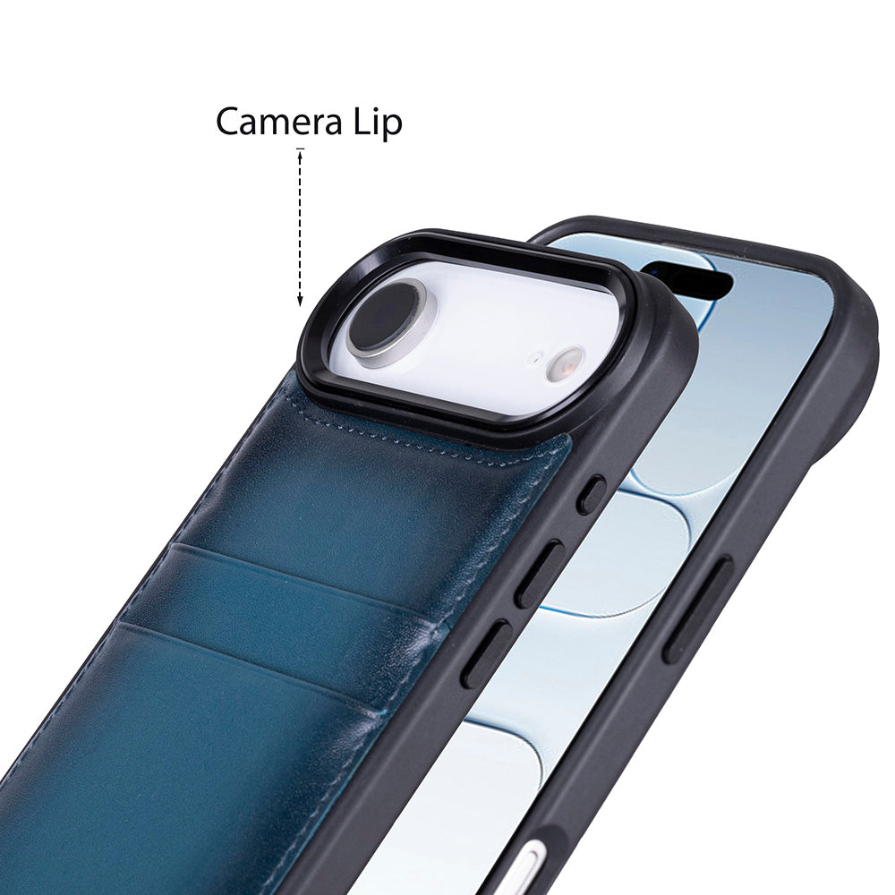 Flex Cover Leather iPhone 17 Air Case with Card Holder