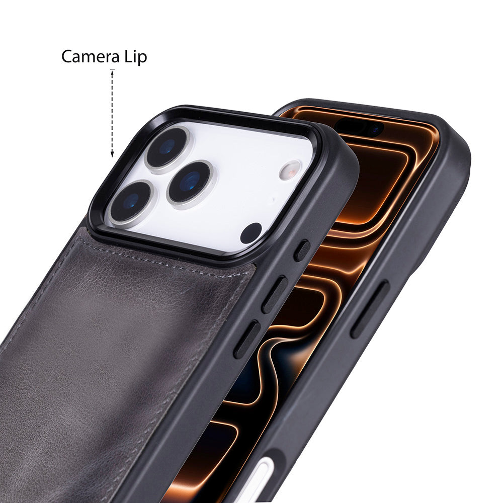 Magic iPhone 17 Pro Detachable Leather Wallet Case