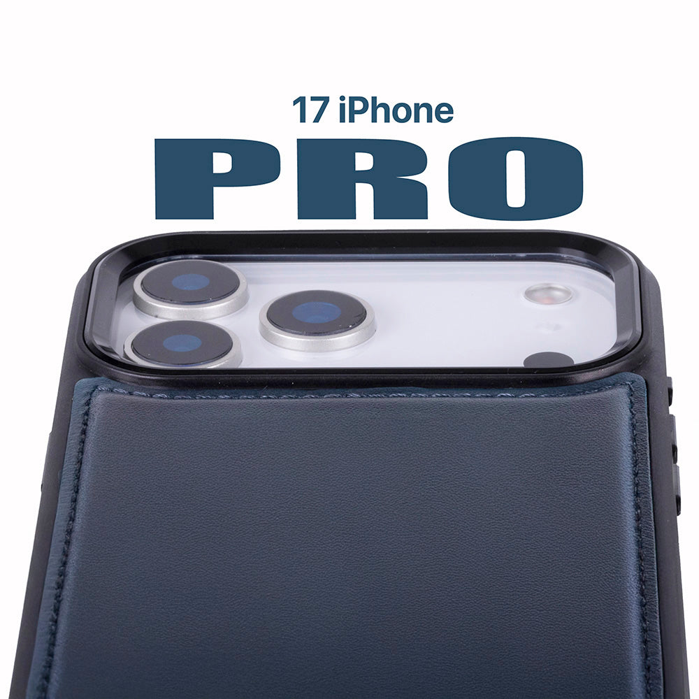 Magic iPhone 17 Pro Detachable Leather Wallet Case