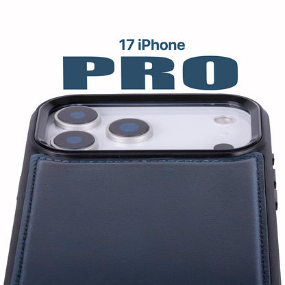 Magic iPhone 17 Pro Detachable Leather Wallet Case