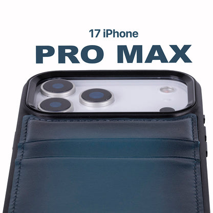 Flex Cover Leather iPhone 17 Pro Max Case with Card Holder