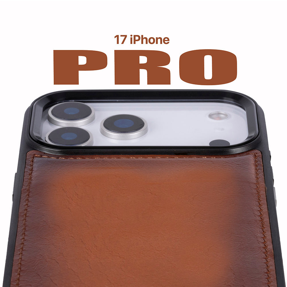 Magic iPhone 17 Pro Detachable Leather Wallet Case
