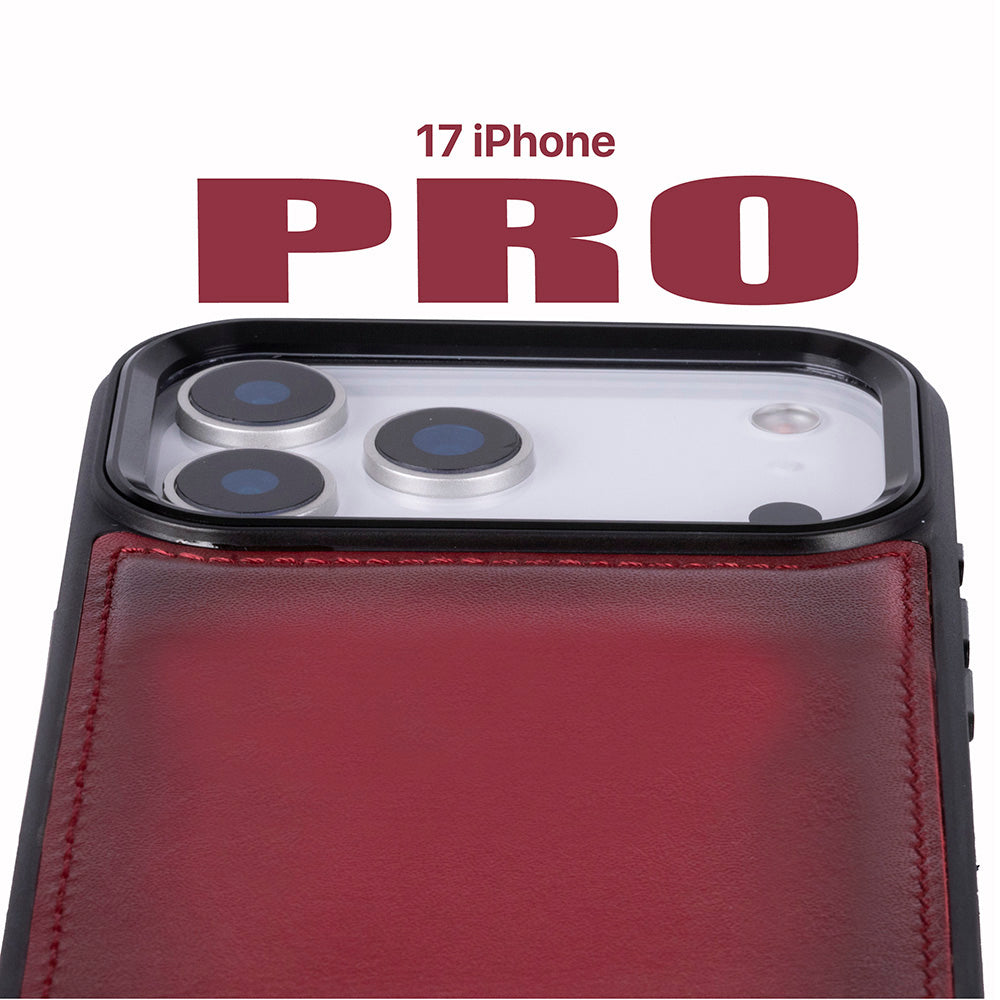 Magic iPhone 17 Pro Detachable Leather Wallet Case
