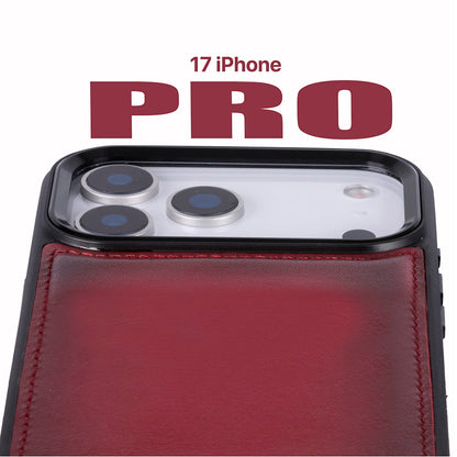 Magic iPhone 17 Pro Detachable Leather Wallet Case