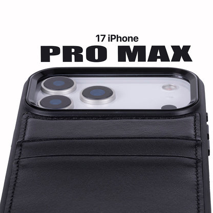 Flex Cover Leather iPhone 17 Pro Max Case with Card Holder