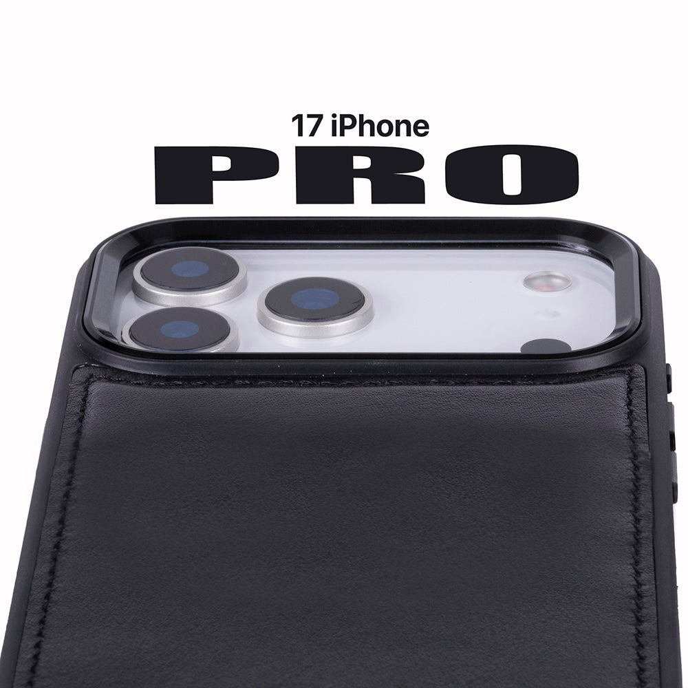 Magic iPhone 17 Pro Detachable Leather Wallet Case