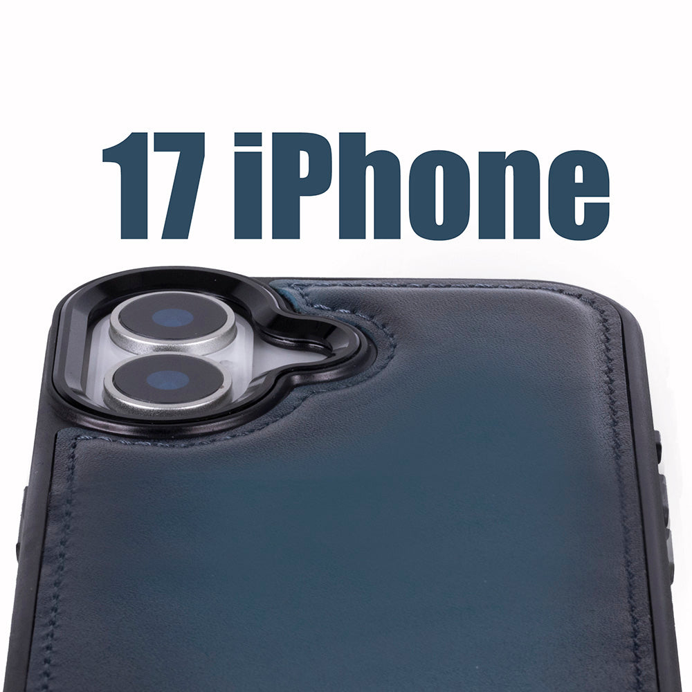 Magic iPhone 17 Detachable Leather Wallet Case