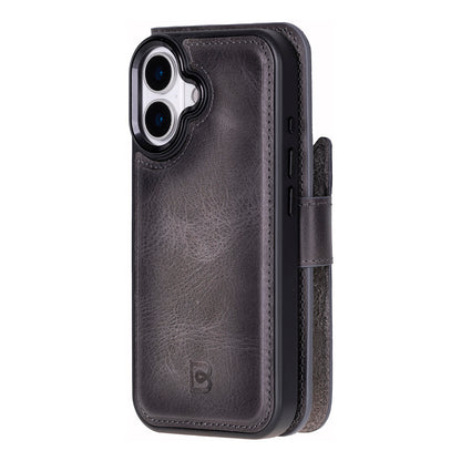 Magic iPhone 17 Detachable Leather Wallet Case