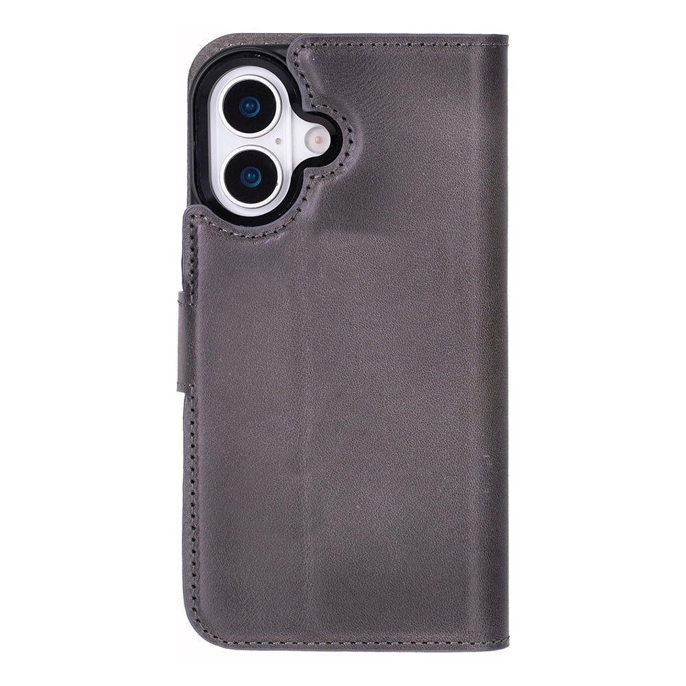 Magic iPhone 17 Detachable Leather Wallet Case