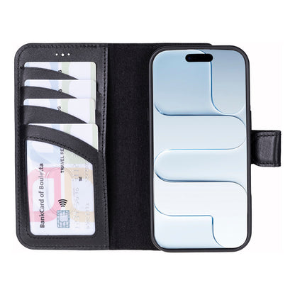 Magic iPhone 17 Detachable Leather Wallet Case