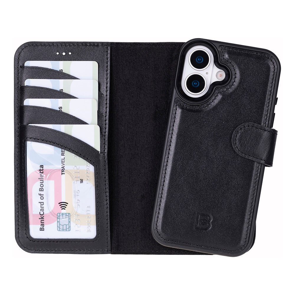 Magic iPhone 17 Detachable Leather Wallet Case