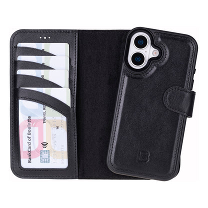 Magic iPhone 17 Detachable Leather Wallet Case