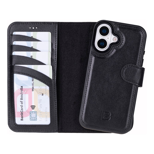 Magic iPhone 17 Detachable Leather Wallet Case