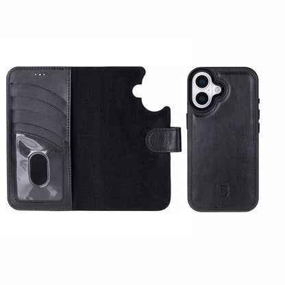 Magic iPhone 17 Detachable Leather Wallet Case