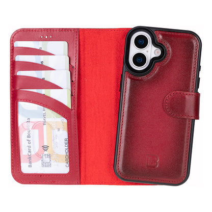 Magic iPhone 17 Detachable Leather Wallet Case