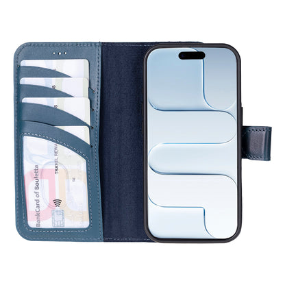Magic iPhone 17 Detachable Leather Wallet Case