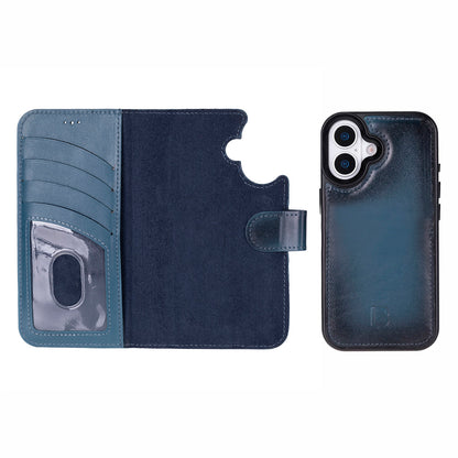 Magic iPhone 17 Detachable Leather Wallet Case