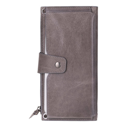 Lozan Strap Leather Crossbody Wallet