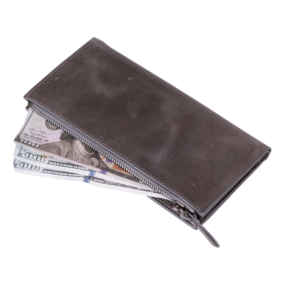 Lozan Strap Leather Crossbody Wallet