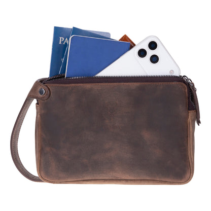 Carrera Valdiero Leather Men's Handbag