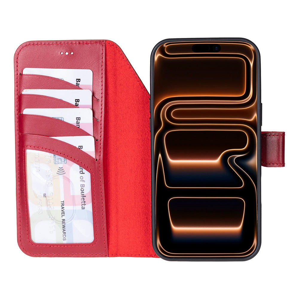 Magic iPhone 17 Pro Detachable Leather Wallet Case