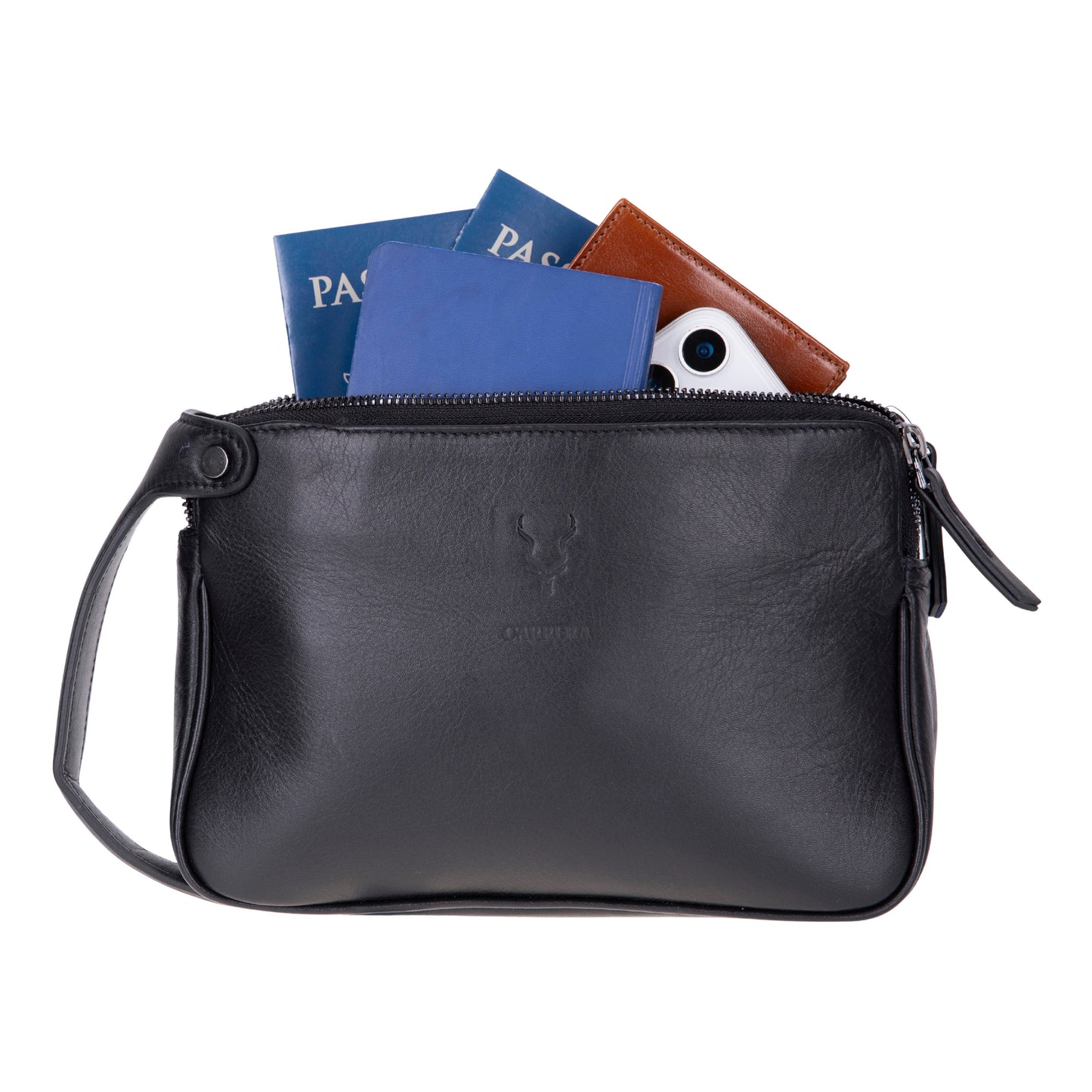Carrera Valdiero Leather Men's Handbag