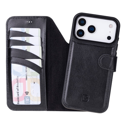 Magic iPhone 17 Pro Detachable Leather Wallet Case